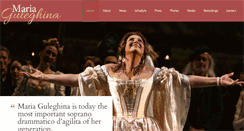 Desktop Screenshot of mariaguleghina.com